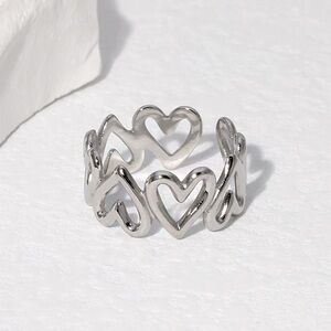 Silver Heart Ring